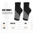 thumbnail image 2 of Unique Bargains 1 Pair Ankle Support Braces Adjustable Breathable Ankle Wrap Brace for Sports Running Black Size S, 2 of 6