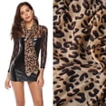 thumbnail image 3 of Leopard Print Scarf Women Vintage Chiffon Stole Soft Harajuku 2023 Scarf W0B7, 3 of 9
