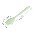 thumbnail image 2 of Uxcell Silicone Spatula Spoon, 8.5” Heat-resistant Scraper for Baking, Cooking, Mixing, Cyan, 2 of 6
