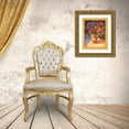 thumbnail image 3 of Waldron, Sarah 12x14 Gold Ornate Wood Framed with Double Matting Museum Art Print Titled - Tulip and Dahlia, 3 of 4