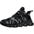 thumbnail image 3 of Uminder Mens Running Shoes Camouflage Sneakers Black Shoes Size 13, 3 of 5