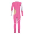 thumbnail image 4 of iEFiEL Kids Girls Figure Skating Bodysuit Ballerina Gymnastics Acrobatics Leotard Long Sleeve Shiny Rhinestones Jumpsuit Pink 8, 4 of 7