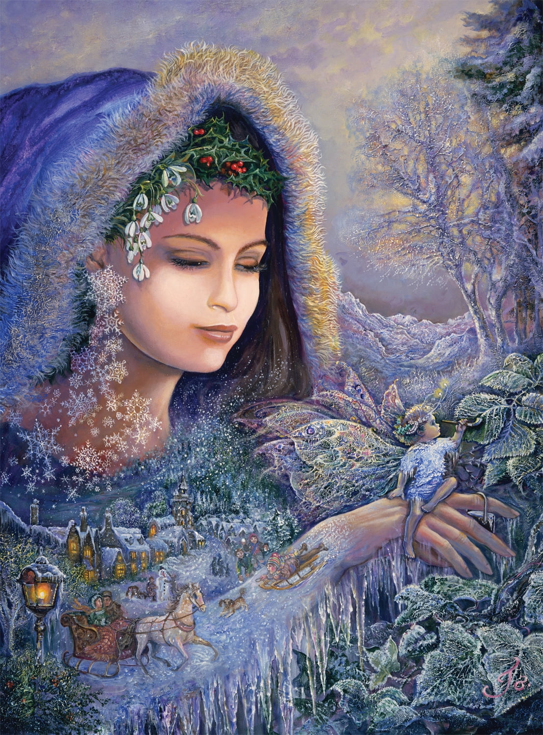Buffalo Games 1000-Piece Josephine Wall Spirit of Winter Jigsaw Puzzle