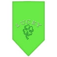 thumbnail image 6 of Pet and Dog Bandana Rhinestone, "Four Leaf Clover", 6 of 10