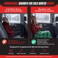 thumbnail image 6 of Stalwart 12V Electric Heated Blanket for Car, Truck, or RV (Green Plaid), 6 of 8