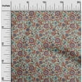 thumbnail image 2 of oneOone Rayon Blue Fabric Asian Suzani Sewing Craft Projects Fabric Prints By Yard 56 Inch Wide, 2 of 5