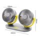 thumbnail image 5 of Ventilador De Refrigeración Del Coche Ventilador de refrigeración USB para coche, ventilador de aire automático de doble cabezal para uso en la oficina del vehículo (amarillo gris), 5 of 8