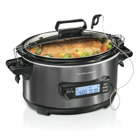 Hamilton Beach® Temp Tracker???6 Qt. Slow Cooker