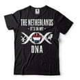 thumbnail image 2 of Netherlands DNA Shirt Netherlands Flag Tee Netherlands National Patriotic Shirt Dutch Gifts (3X-Large Grey), 2 of 6