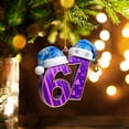 thumbnail image 3 of WKSCLPAI 67 Ornament, Funny 67 Christmas Ornaments, Six Seven Meme Alpha Humor Decoration, Durable Acrylic Hanging Ornaments for Xmas Tree, Gifts for Teens & Friends & Humor Lovers, 3 of 7