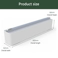 thumbnail image 7 of Magnetic Cling Film Dispenser with Slide Cutter Reusable Wall-mounted Wrap Dispenser for Plastic Wrap Tin Foil Wax Paper, 7 of 7