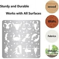 thumbnail image 6 of 6.3 Inch Metal Constellations Stencils Zodiac Glyphs Symbols Stainless Steel Astrological Astrology Horoscope Sign Template Stencil for Painting Wood Burning Pyrography Engraving Crafts, 6 of 9