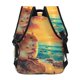 thumbnail image 4 of Fotbe Island Beach Guinea Pig Mochila Casual con Estampado para Escuela, Viajes y Actividades al Aire Libre - Duradera, Ligera y Cómoda, 4 of 5