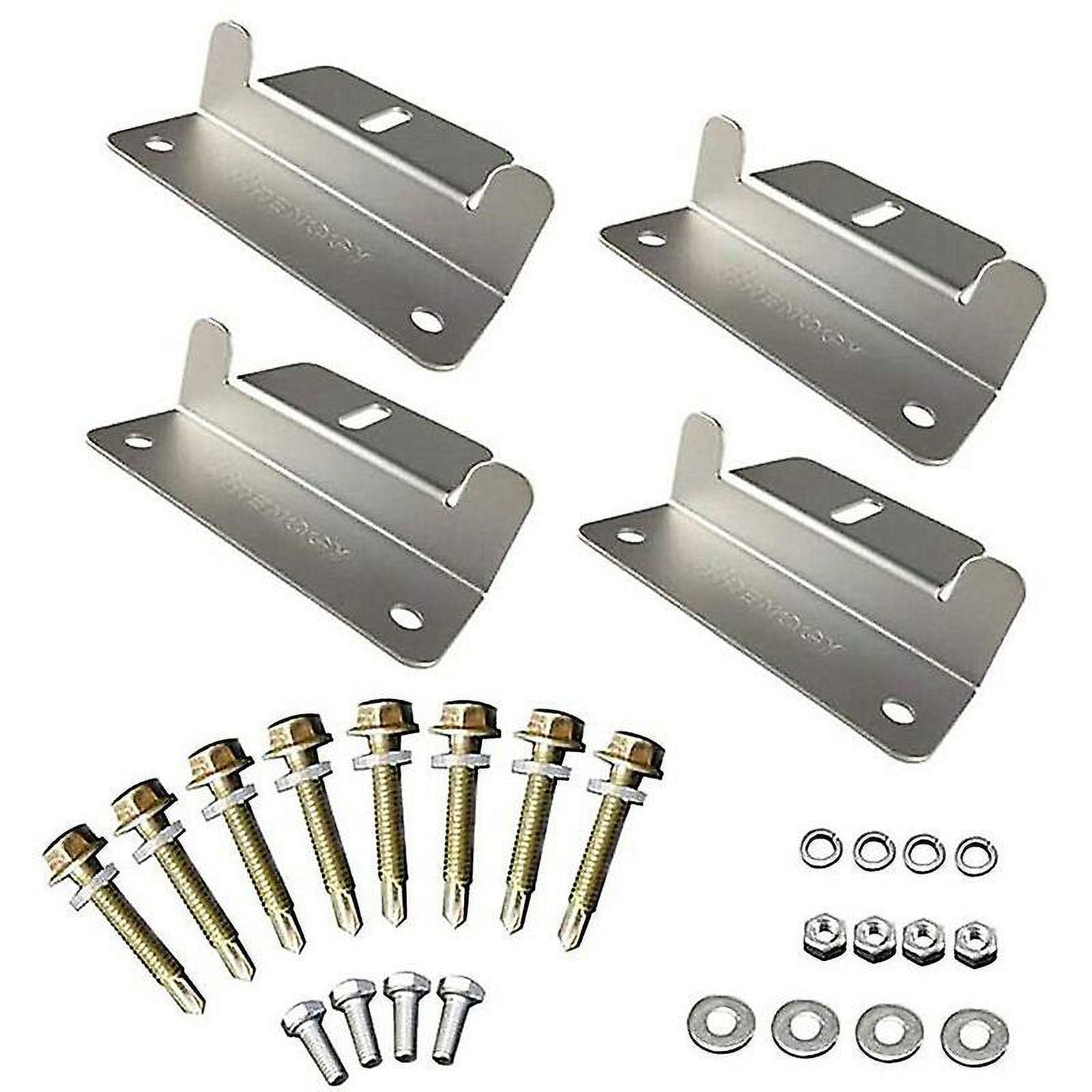 Seguridad Para Tu Placa Solar: Abrazaderas De Extremo De Aluminio Clenergy (4 Piezas) – 35/46/57 Mm