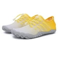 thumbnail image 2 of Aqua Shoes Breathable Diving Sneaker Wading Shoes for Lake Hiking (Yellow 38), 2 of 9