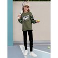 thumbnail image 5 of Usaibhir Girls Clothes Girl Print Long Sleeve Pullover Sweatshirt and Leggings 2PC Girls Outfits Fall 6-14T, 5 of 8