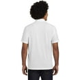 thumbnail image 3 of SPORT-TEK PosiCharge Tri-Blend Wicking Polo XS White Triad Solid, 3 of 3