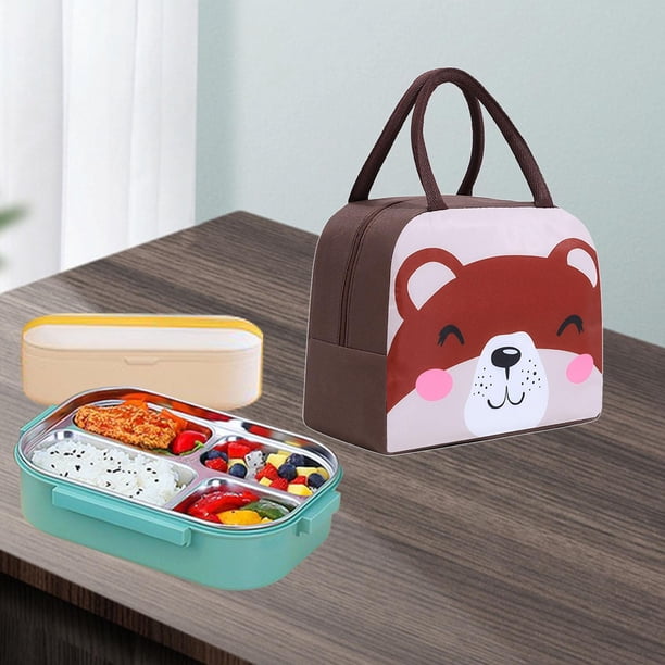 Gran Bolsa de Almuerzo con Aislamiento a Prueba de Reutilizable de Aluminio Reutilizable Refrigerador Térmico Bolsa de Bolsa de Almuerzo Al Soportar BLESIY Bolsas de contenedor de almuerzo fresco
