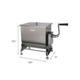 thumbnail image 2 of Hakka Brothers 45lb/22.5L Manual Meat Mixer, Stainless Steel 30L Tilt Tank Meat Mixer for Sausage (Mixing Max.45lb/22.5L for Meat), 2 of 6