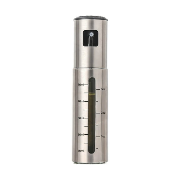 100ml Oil Mister Spray Bottle - SUS304 Stainless Steel Cooking Oil Spritzer for Olive & Avocado Oil, Leak-Proof Dispenser for Air Fryer, BBQ, Salad, Baking, and Kitchen Use
