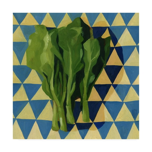 Trademark Fine Art 'Geo Veggies I' Canvas Art by Emma Scarvey
