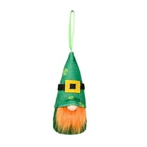 MXTPOV Felt Gnomes Faceless Dolls Hanging, St Patricks Day Decorations, Clover Gnomes for Home Decor, Exquisite Gnomes Gifts for Women, St Patricks Day Accessories