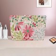 thumbnail image 5 of Unique Bargains 1 Pc Portable Galsang Flower Makeup Bag Polyester Beige Large, 5 of 5