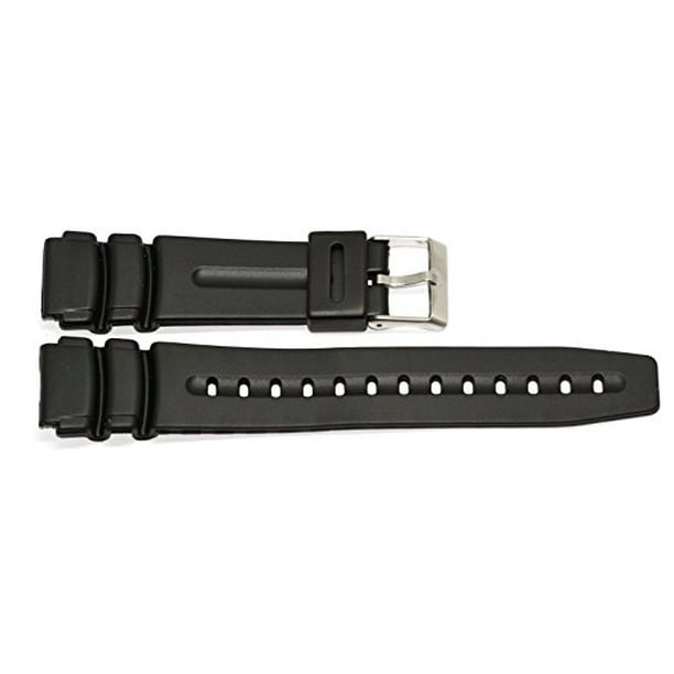 Speidel - 19MM BLACK RUBBER WATCH BAND STRAP FITS CASIO AD300, DW290, DW340, MD310 - Walmart.com