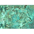 thumbnail image 1 of Ahgly Company Machine Washable Indoor Rectangle Animal Turquoise Blue Traditional Area Rugs, 3' x 5', 1 of 4