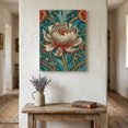 thumbnail image 3 of Canvas Wall Art, William Morris Plant Floral Framed Canvas Prints for Living Room Bedroom, Retro Lotus Flower Leaves Gallery Wrapped Wall Decor for Home Office, Gifts, 12"x16" Ship Next Day, 3 of 9