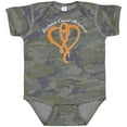 thumbnail image 3 of Inktastic Leukemia Awareness with Orange Ribbon Heart Boys or Girls Baby Bodysuit, 3 of 5