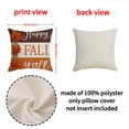 thumbnail image 2 of Colorlife Happy Fall Y'All Floral Throw Pillow Covers, Autumn Thank & Blessed Fall Flower Decorations, Halloween Pillowcase (1Pc, Polyester, C), 2 of 5
