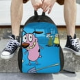 thumbnail image 6 of Courage the Cowardly Dog Backpack, Travel Laptop Backpack, Casual Daypack for College, Unisex Computer Bag Fits 15 Inch Notebook, 6 of 8