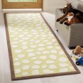 thumbnail image 2 of SAFAVIEH Kids SFK219A Handmade Green / Ivory Rug, 2 of 8