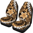 thumbnail image 5 of Pzuqiu Tropical Floral Print Car Decor Accessories Easy to Install Car Seat Covers Full Set Soft Front and Rear Seat Cover Set Fit for Sedans Truck, 5 of 10