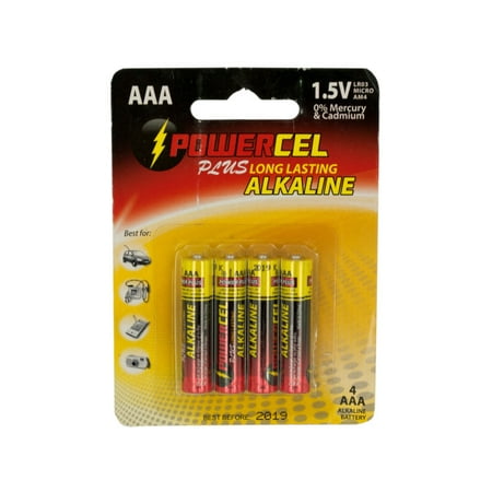 Powercel Plus Alkaline AAA Batteries