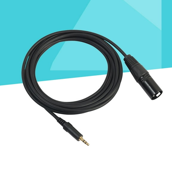 GOOHOCHY USB to XLR/ Cable Recording Audio Cable Adapter for PC Recording (Black)