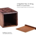 thumbnail image 7 of Penguin Wood Memorial Urn, Cremation Urns for Human Ash, Burial & Funeral Urn for Family, Small Keepsakes Wood Urns for Men and Women - 10inch, Large Size - Single 1Pcs, 7 of 7