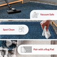 thumbnail image 2 of SHILIU-Neva Modern Tasseled Shag Area Rug, 6' 7" x 9', Blue, 2 of 4