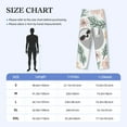 thumbnail image 6 of Kdxio Cute Cartoon Sloth Print Men's Sleep Pajama Pant Lounge Pants with Pockets, 6 of 8