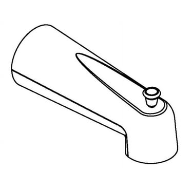 Moen 3853ORB Eva Diverter Tub Spout Oil Rubbed Bronze