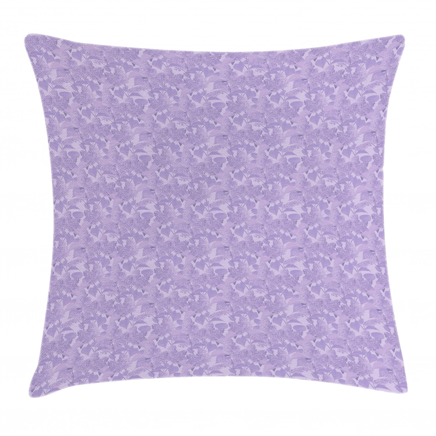 Lilac Throw Pillow Cushion Cover, Romantic Syringa Flower Bouquets Picture Fresh Botanical