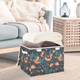 thumbnail image 3 of Yayeee Collapsible Cube Storage Bin with Lid Fabric Closet Decorative Basket with Handles, Whimsical Foxes Pattern, 3 of 7