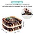 thumbnail image 5 of Retro Cat Travel Portable Square Decorative Box Jewelry Stand: All-in-One Earring Holder, Ring Keeper, Necklace & Bracelet Organizer - Storage Box for Girls and Women, 5 of 6