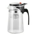 thumbnail image 1 of Tetera de vidrio transparente perfecl 900ML con colador resistente al calor, 1 of 8