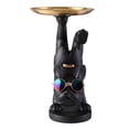 thumbnail image 2 of Decoración Figurilla de resina de Bulldog Francés, joyería, bandeja de almacenamiento para llaves, decoración de mesa (negro) Tmvgtek Original, 2 of 8