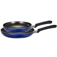 T-fal Thermo-Spot Non-Stick Soft Handles 9" and 11" Fry Pan Set, Blue