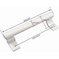thumbnail image 2 of 200mm Aluminum Alloy Sliding Door Handle Balcony Glass Door Handle Bathroom Cabinet Door Handle Warehouse Door Handle Modern Metal Handle (white), 2 of 5