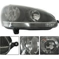 thumbnail image 5 of OTTULUR Headlight Assembly Replacement for Jetta 2006-2009 Halogen Black Headlights Lamp Set Driver ＆ Passenger Side, 5 of 7
