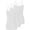 White+White+White, variant on DAKIMOE 3 Packs Tank Top for Women with Build in Shelf Bra Camisoles Adjustable Spaghetti Straps Cami Soft Stretch Modal Undershirt(Black White Gray), L